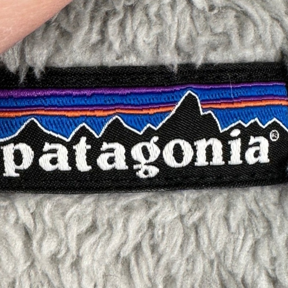 Patagonia Los Gatos Fleece Vest Womens XL Gray Full Zip High Pile Pocket EUC - Picture 5 of 8